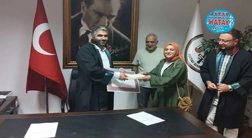 GENÇ AVUKATLAR CÜBBESİNİ GİYDİ