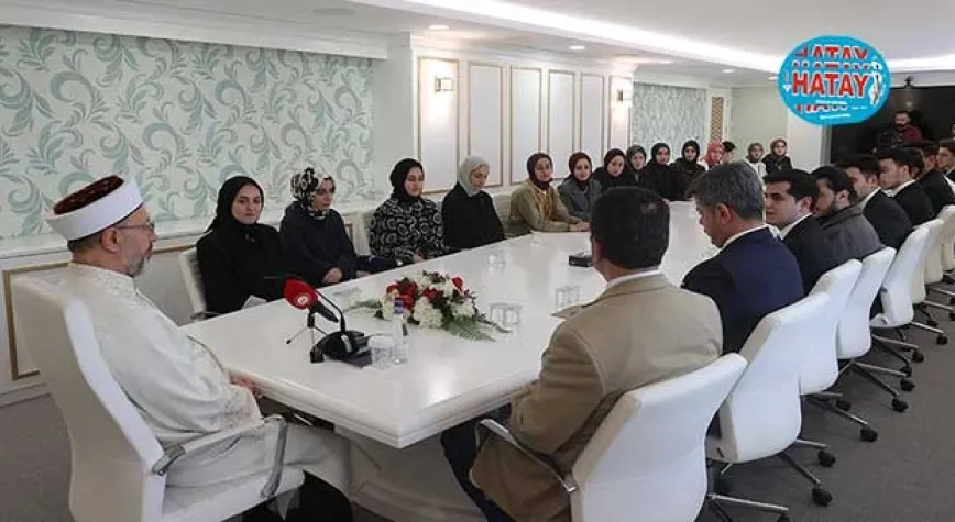Gençlerden Diyanet’e ziyaret