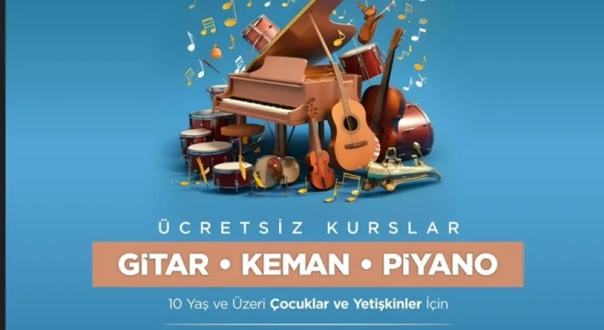 GİTAR, KEMAN VE PİYANO KURS KAYITLARI DEVAM EDİYOR