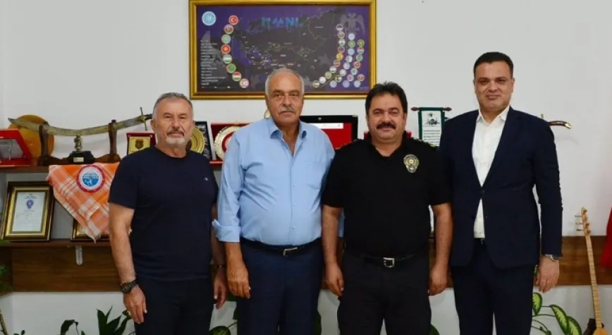 Gökçe’ye nezaket ziyareti