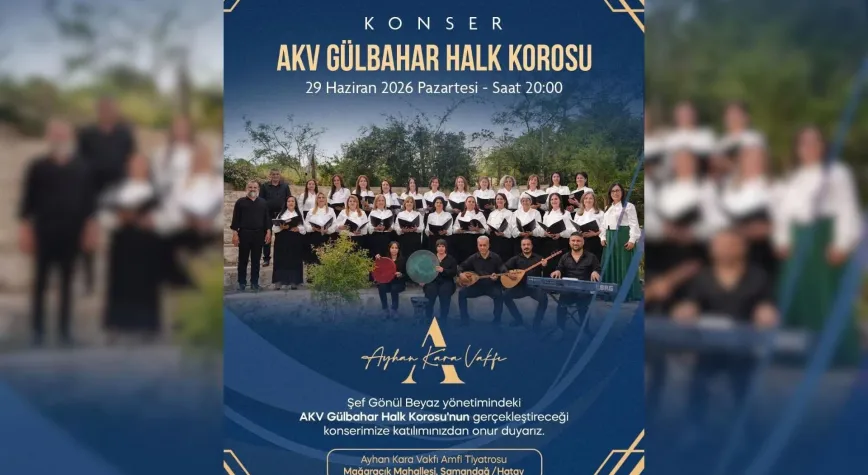 Gülbahar Halk Korosu Samandağ’da Sahne Alacak