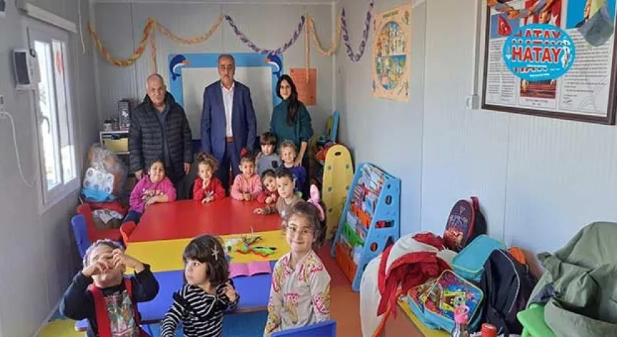 GÜLİSTAN, HALK EĞİTİM KURSLARINI ZİYARET ETTİ