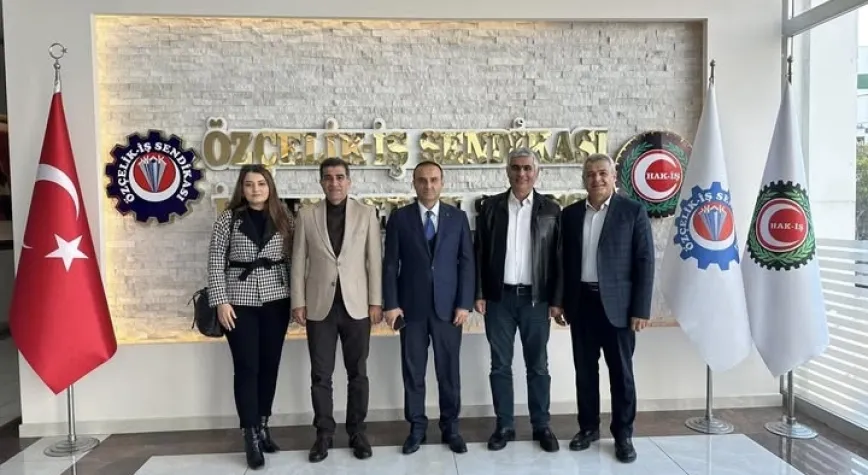GÜNEŞ'TEN ÖZÇELİKİŞ SENDİKASINA ZİYARET