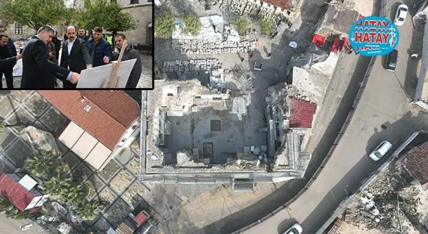 HABİB-İ NECCAR CAMİİ’Nİ İNCELEDİ
