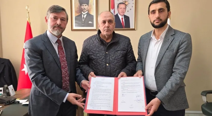 HACI MEHMET GÖK CAMİİ PROTOKOLÜ İMZALANDI
