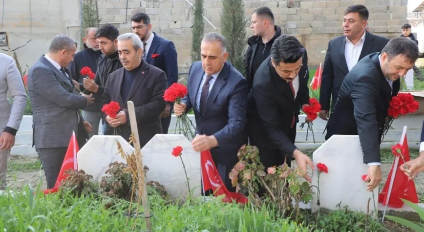 Hacıpaşa’da deprem şehitliği ziyaret edildi