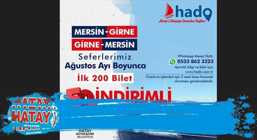 HADO KKTC SEFERLERİNE DEVAM EDİYOR