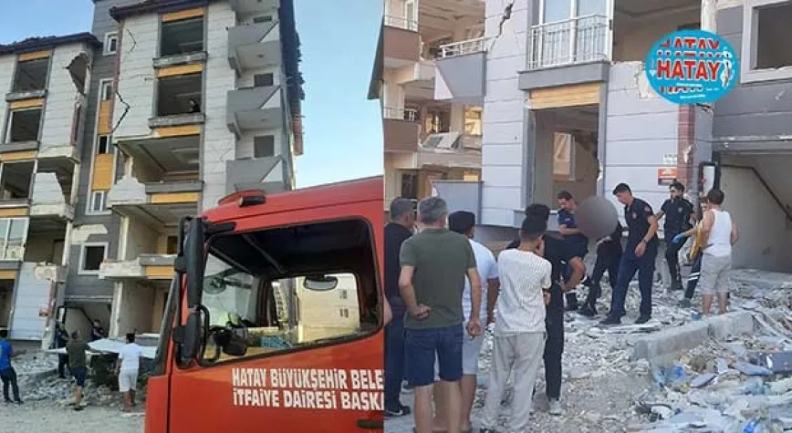 HASARLI BİNADA İNTİHAR GİRİŞİMİ