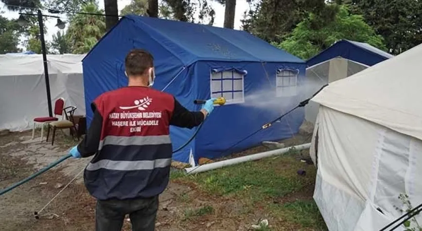 HAŞERE İLE MÜCADELE DEVAM EDİYOR 