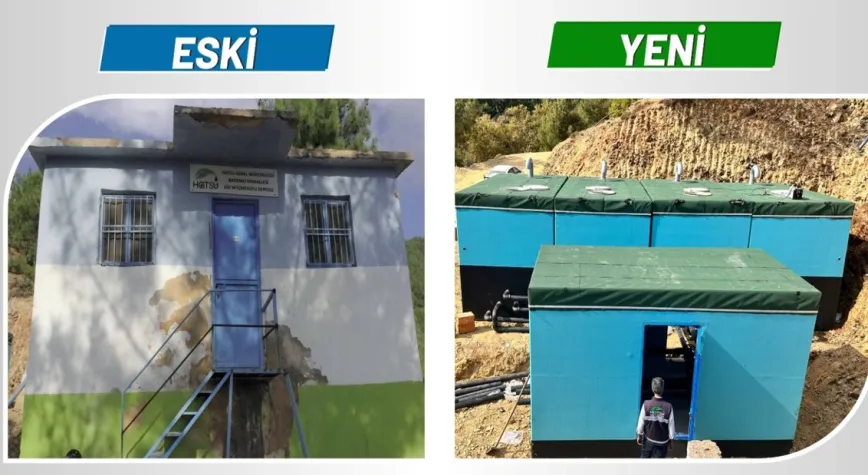 HASSA BADEMLİ’NİN İÇME SUYU DEPOSU YENİLENDİ
