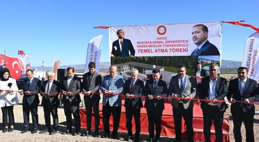 Hassa Meslek Yüksekokulunun Temeli Atıldı