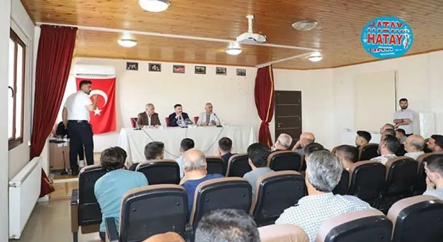 HASSA’DA KURA TÖRENİ
