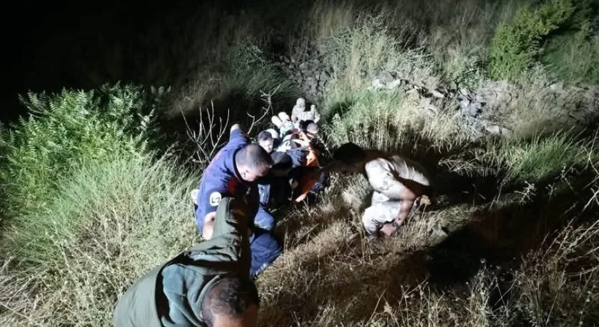 Hassa’da Yamaçtan Düşen Vatandaş Kurtarıldı