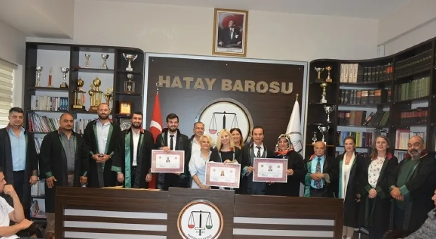 HATAY Barosuna 3 genç avukat daha katıldı!