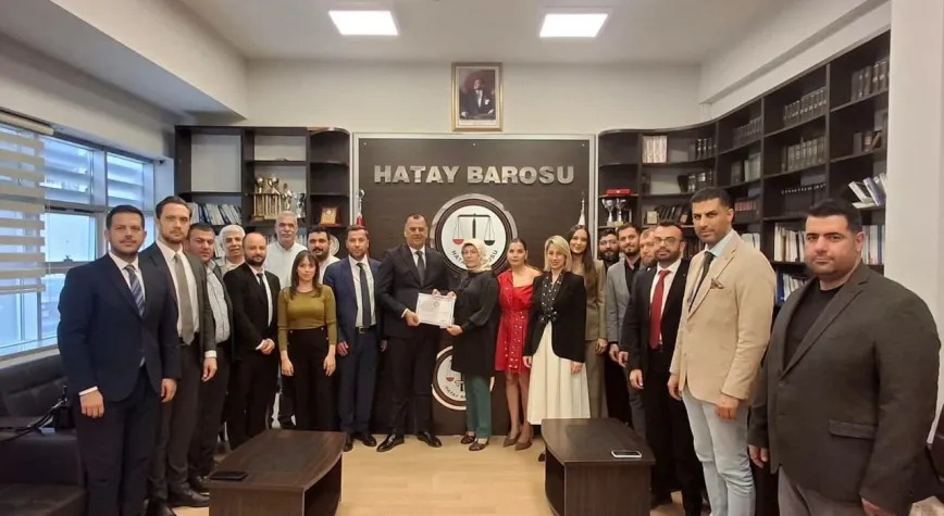 Hatay Barosunda Yeni Dönem Resmen Başladı