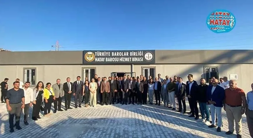 Hatay Barosunun ek hizmet binası açıldı
