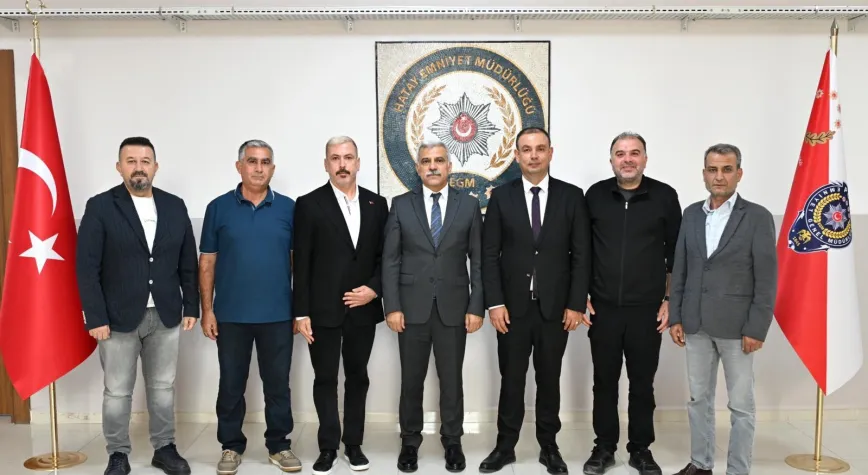 Hatay Basın Cemiyeti’nden Emniyet Müdürü Nihat Özen’e Hayırlı Olsun Ziyareti