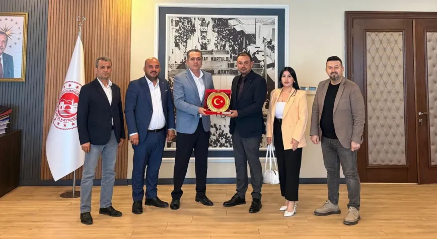 Hatay Basın Cemiyeti’nden Kaymakam Akdaş’a Anlamlı Ziyaret