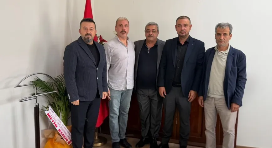 Hatay Basın Cemiyeti’nden Metin Kuseyri’ye Hayırlı Olsun Ziyareti
