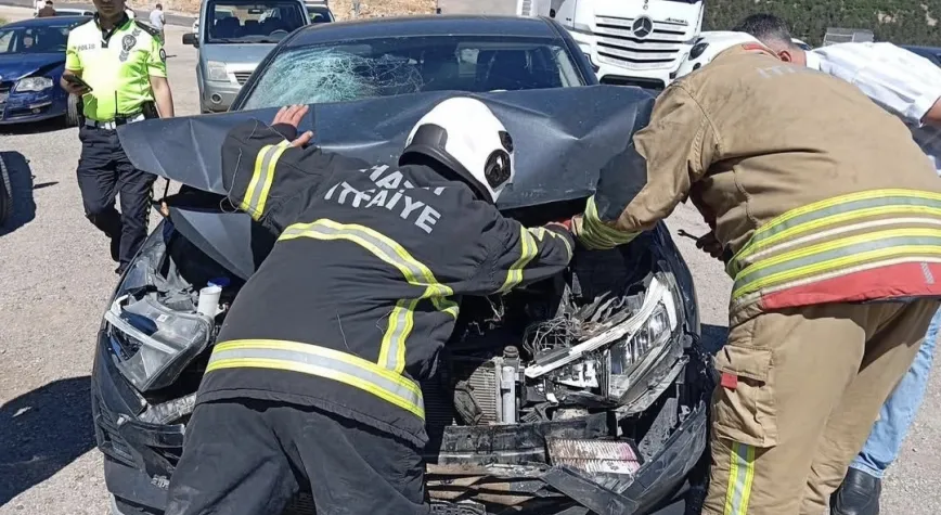 Hatay Belen’de Zincirleme Kaza: 1 Yaralı Kurtarıldı