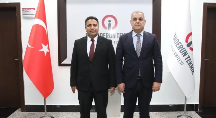 HATAY CUMHURİYET BAŞSAVCISI ÇELİKKOL’DAN, REKTÖR DURUEL’E HAYIRLI OLSUN ZİYARETİ