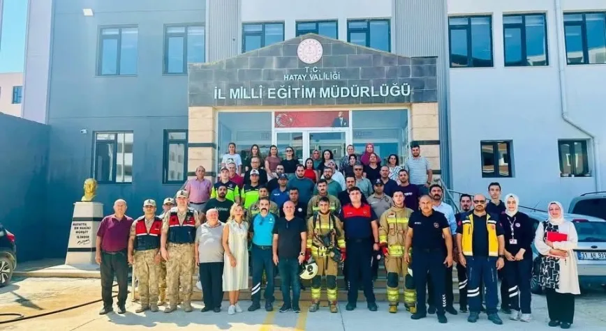 Hatay'da Yangın Tatbikatı Gerçekleştirildi