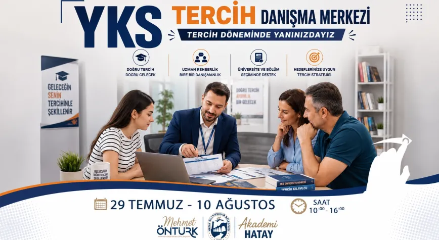 Hatay'da YKS Tercih Danışmanlığı Ücretsiz Başlıyor