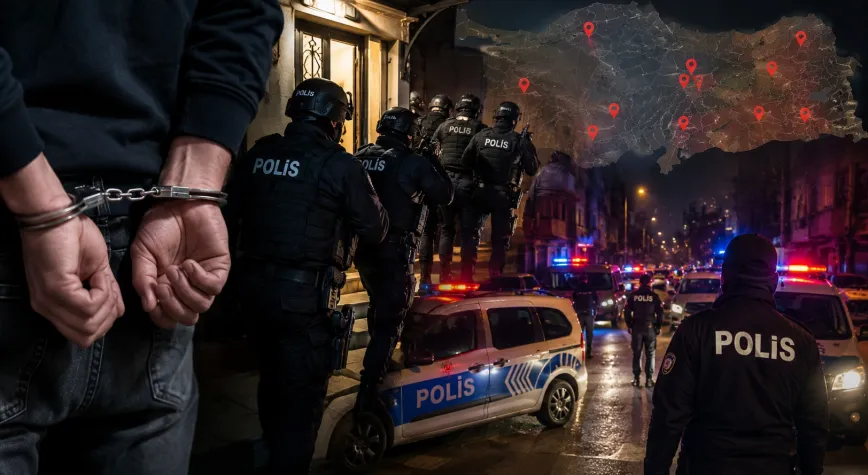 Hatay Dahil 11 İlde Organize Suç Operasyonu: 51 Gözaltı