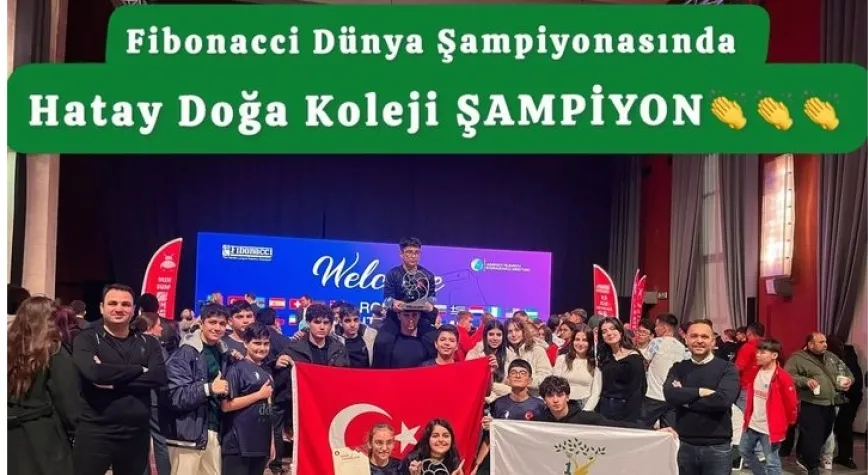 HATAY DOĞA KOLEJİ ROBOTİK TAKIMI DÜNYA ŞAMPİYONU OLDU!