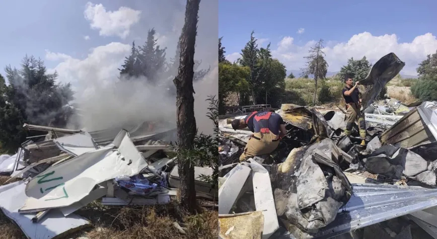Antakya’da Hurdalık Alanda Yangın