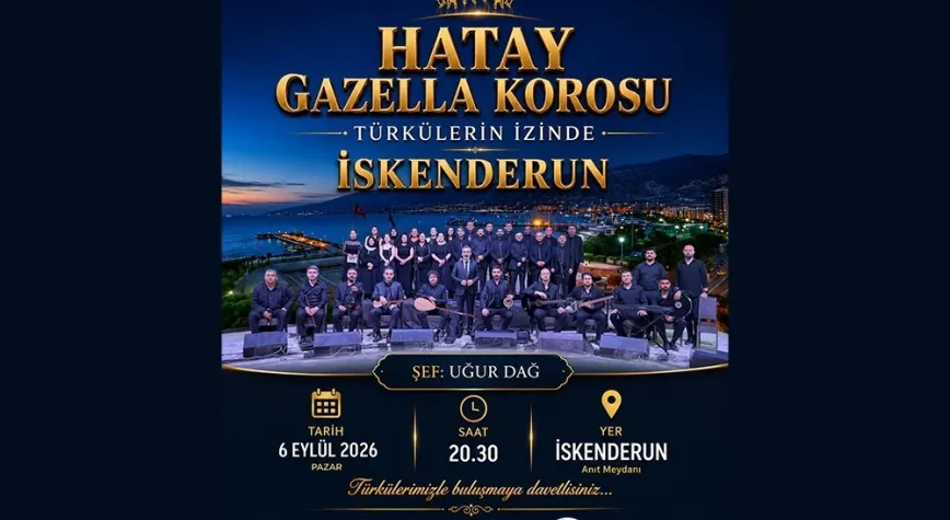 Hatay Gazella Korosu İskenderun’da Sahne Alacak