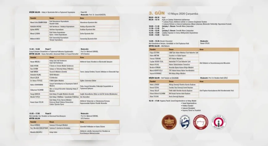 Hatay İçin Ortak Afet Stratejisi