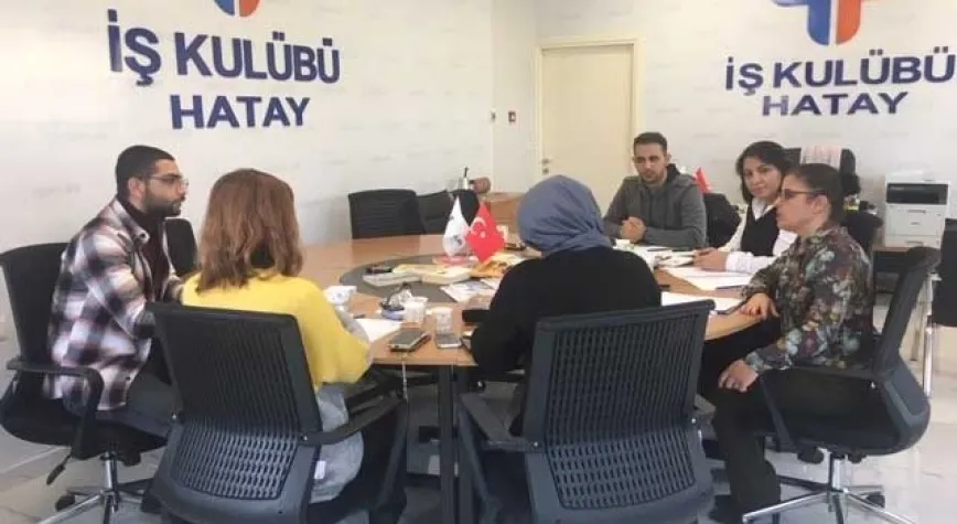 HATAY İŞ KULÜBÜ SURİYELİ TERCÜMAN GENÇLERLE