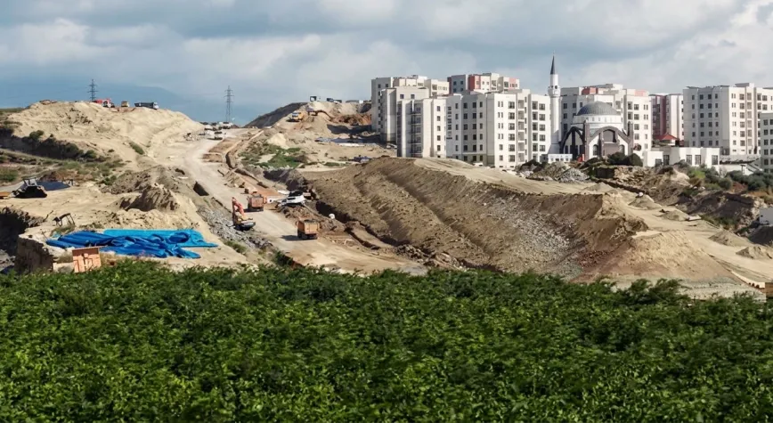 Hatay Koçören TOKİ’de 7 Kilometrelik Yol Çalışması