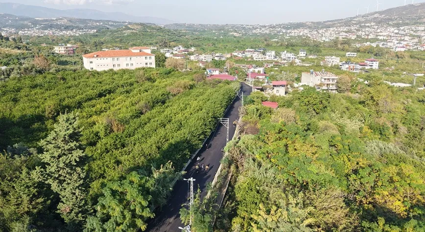 Hatay Samandağ Kuşalanı’nda 1600 Metrelik Yol Asfaltlanıyor