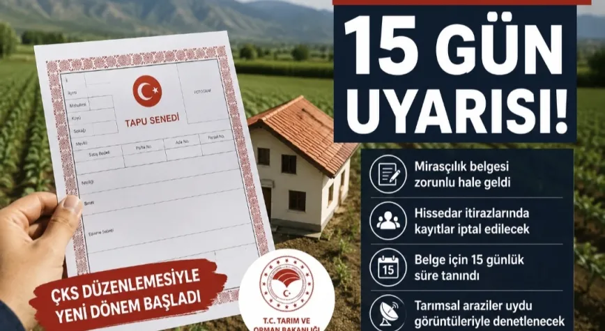 Hatay Tapu Sahiplerine ÇKS Uyarısı