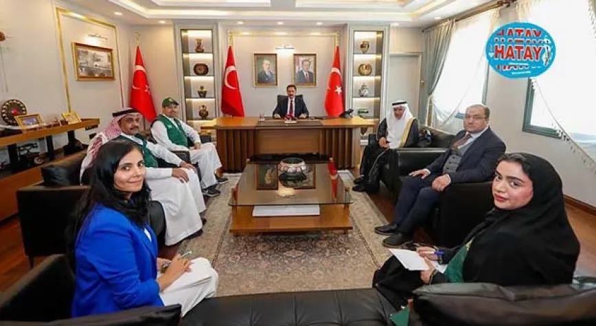 HATAY VALİSİ ABDULAZİZ AL-RABİAH’I KABUL ETTİ