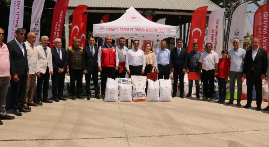 Hatay’da 1387 Depremzede Çiftçiye Tohum Desteği