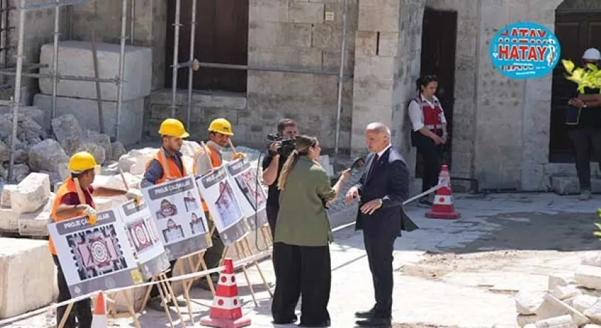 Hatay'da 293 tescilli kültür varlığı üzerinde çalışıyoruz