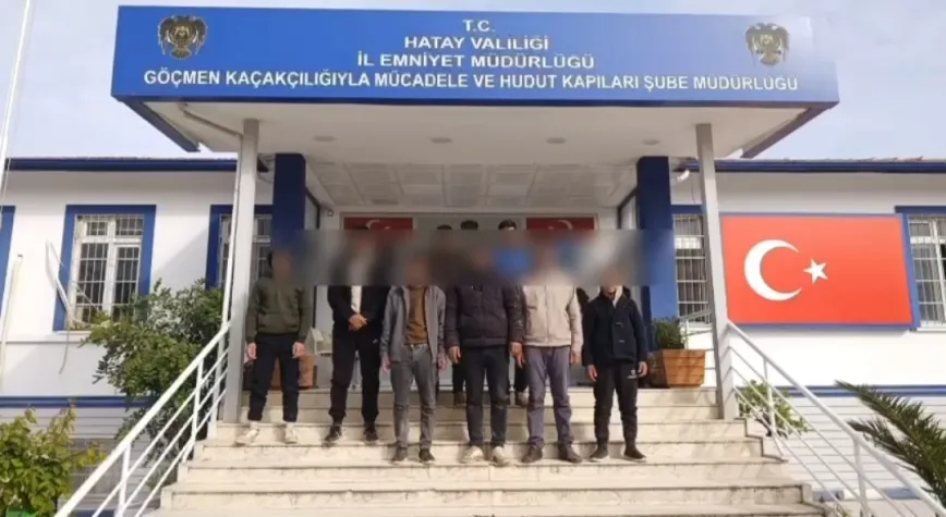 Hatay’da 8 Kaçak Göçmen Yakalandı, Organizatör Tutuklandı