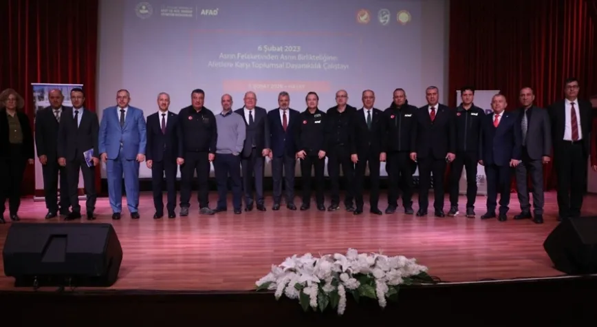 Hatay’da Afetlere Karşı Toplumsal Dayanıklılık Çalıştayı Düzenlendi