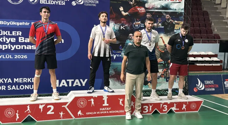 Hatay’da badminton şampiyonası sona erdi