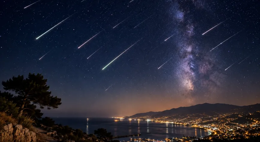 Hatay’da Bu Gece Gökyüzü Hareketlenecek: Perseid Meteor Yağmuru Zirvede