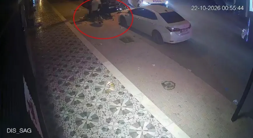 Hatay’da çalıntı motosikletle kaçarken metrelerce havaya savruldu!