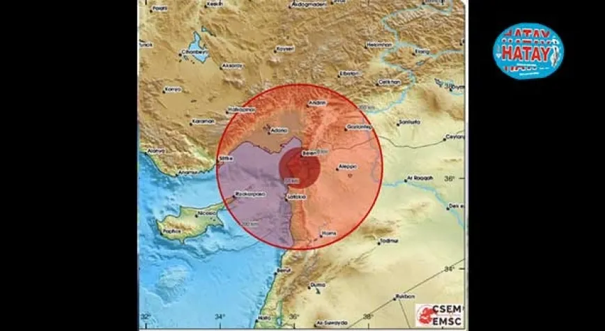HATAY'DA DEPREM HAREKETLİLİĞİ 