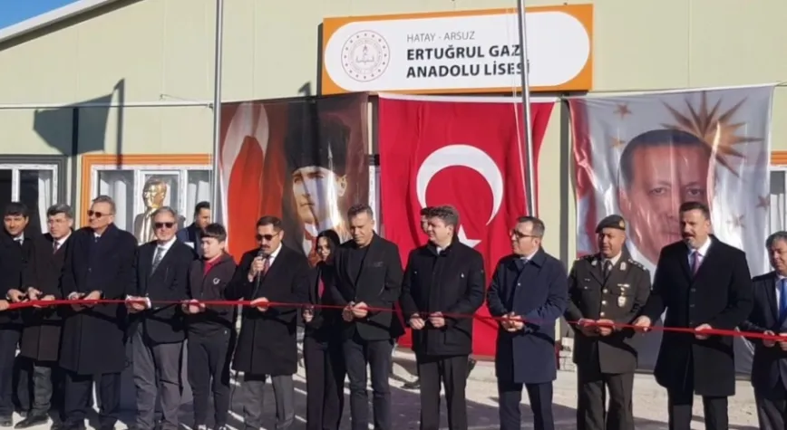 HATAY'DA EĞİTİME İKİ YENİ OKUL