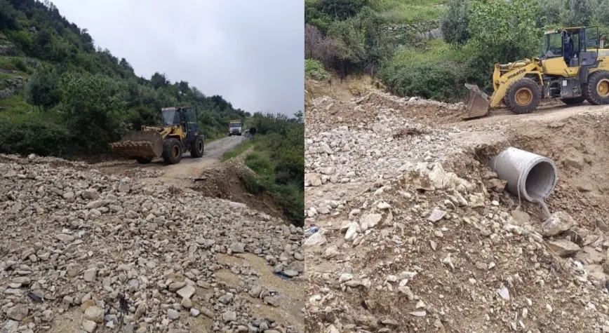 Hatay’da Heyelan