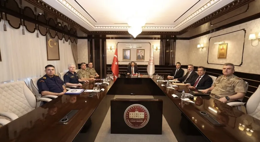 Hatay’da İl Asayiş ve Güvenlik Toplantısı Yapıldı