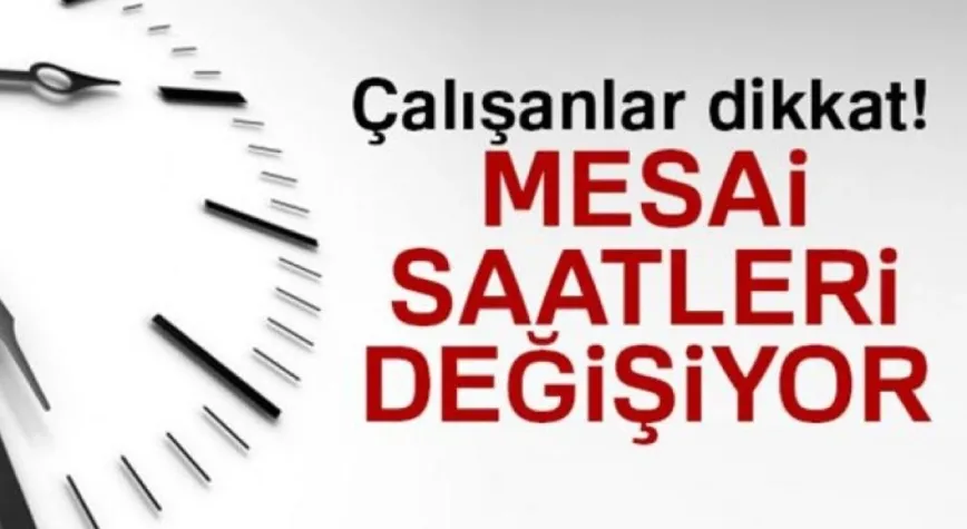 Hatay’da Kamu Kurumlarında Mesai Saatleri Yeniden Düzenlendi