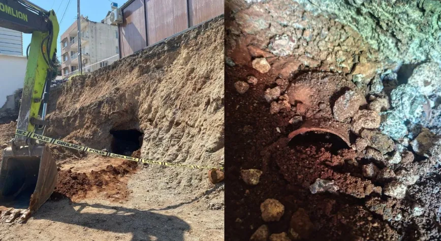 Hatay’da Kazı Çalışmasında Roma Dönemine Ait Kaya Mezarı Bulundu